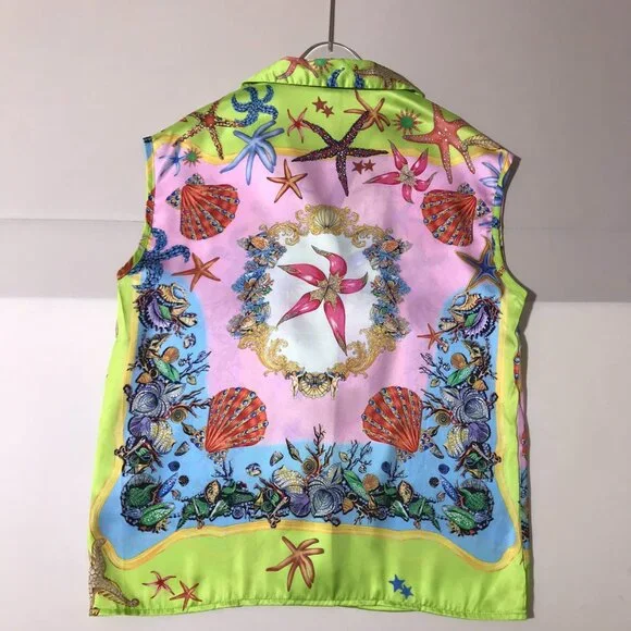 Versace Sea World Print Tank Top